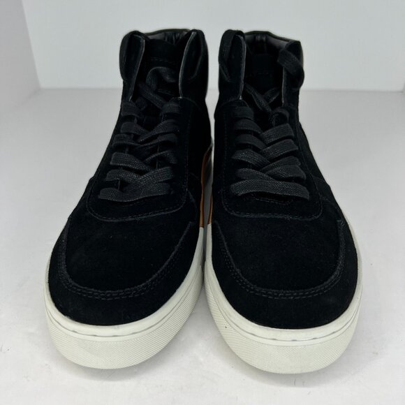 Mens Moretti MB321692 Black-02 Genuine Leather Lace Up High Size 10 D Sneakers - Picture 3 of 10